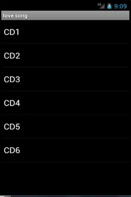 love song android App screenshot 1